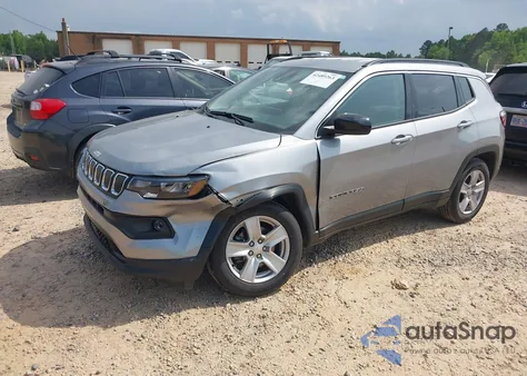 2022 Jeep Compass Latitude из США, поврежденный, VIN 3C4NJCBB7NT238456